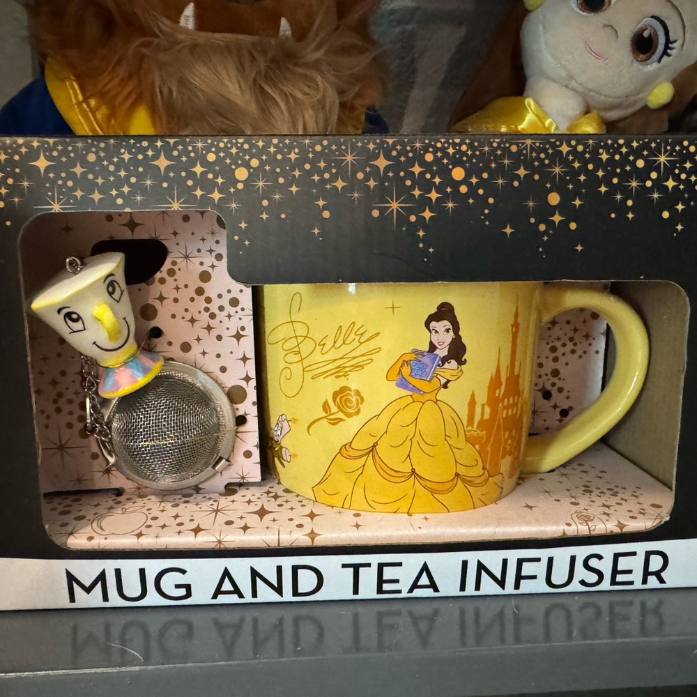 Disney Belle Yellow Mug and Tea Infuser Set